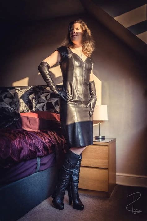 lady in leather|Life in Leather .